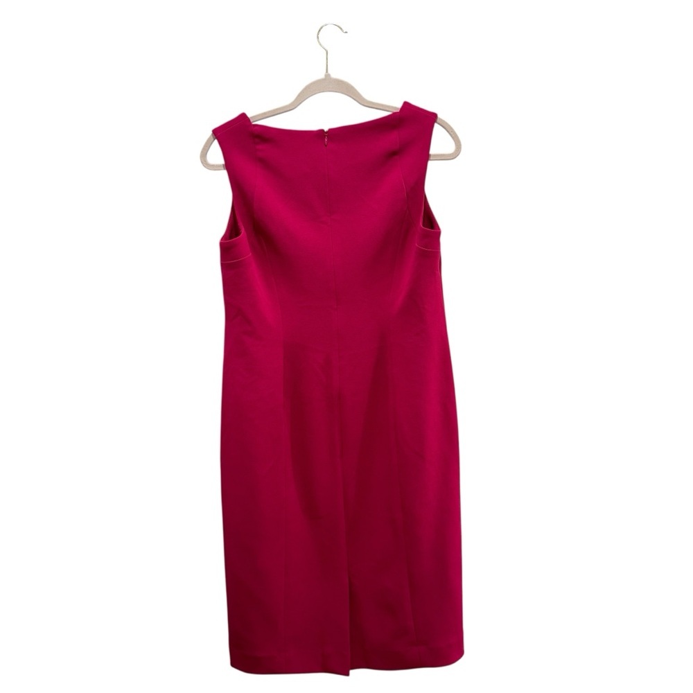 NWT Le Suit Shawl-Collar Jacket & Sheath Dress Suit Set Career Office Pink Sz 6 - Picture 8 of 14